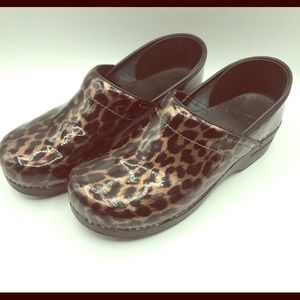 Dansko Leopard Print Shoes